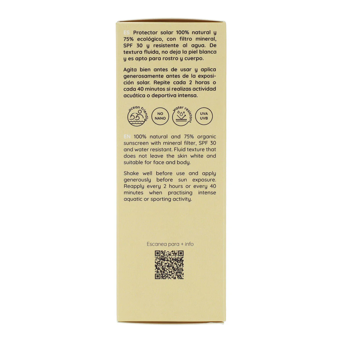 Protector Solar Fluido 30 SPF BIO Matarrania 100 ml - Image 3