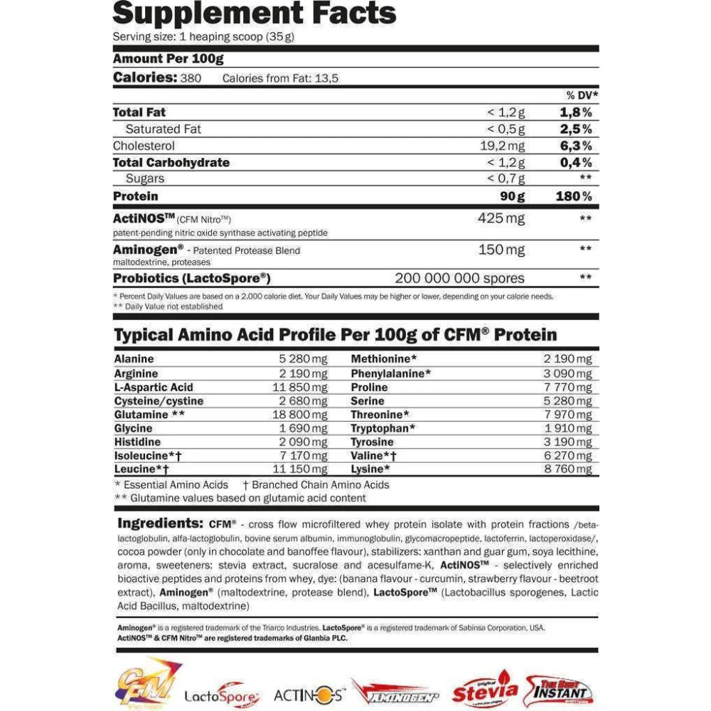 Pure Cfm Whey Nitro Protein Isolate 2 Kg Vainilla - Image 2