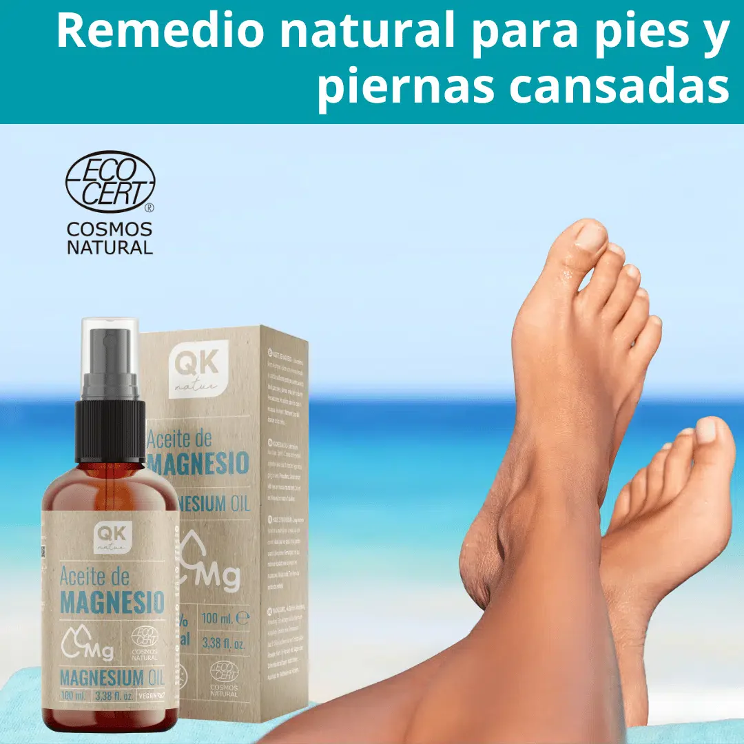 QKnatur - Aceite De Magnesio Spray 100% Puro 100 ml. - Para Deportistas, Relajación Muscular, Sueño, Pies - Image 3