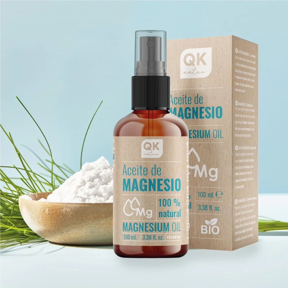 QKnatur - Aceite De Magnesio Spray 100% Puro 100 ml. - Para Deportistas, Relajación Muscular, Sueño, Pies - Image 6