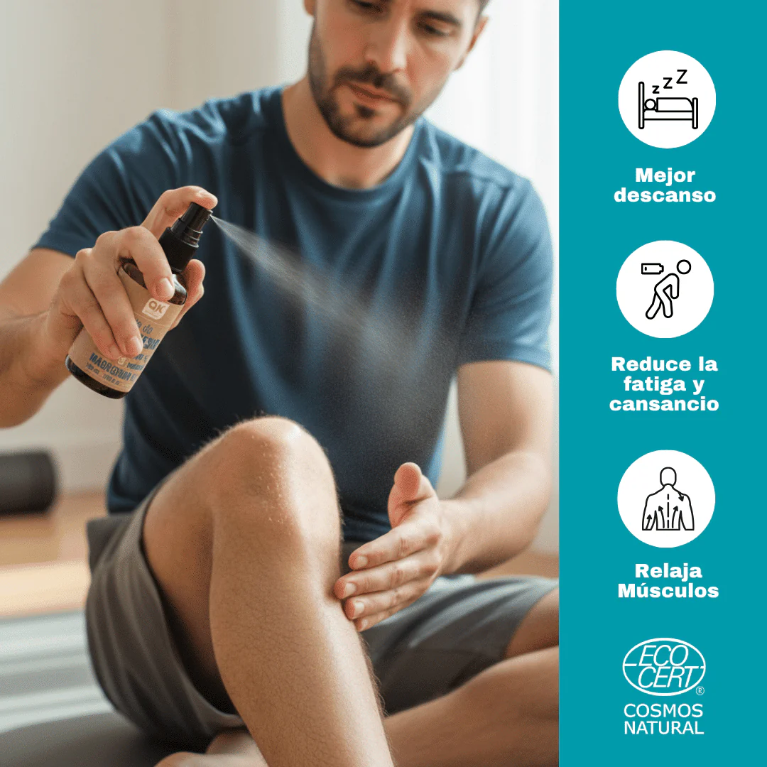 QKnatur - Aceite De Magnesio Spray 100% Puro 1L. - Ideal Para Deportistas, Articulaciones, Relajacion Muscular, Masajes - Image 5