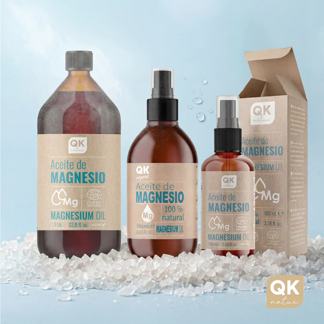 QKnatur - Aceite De Magnesio Spray 100% Puro 1L. - Ideal Para Deportistas, Articulaciones, Relajacion Muscular, Masajes - Image 6