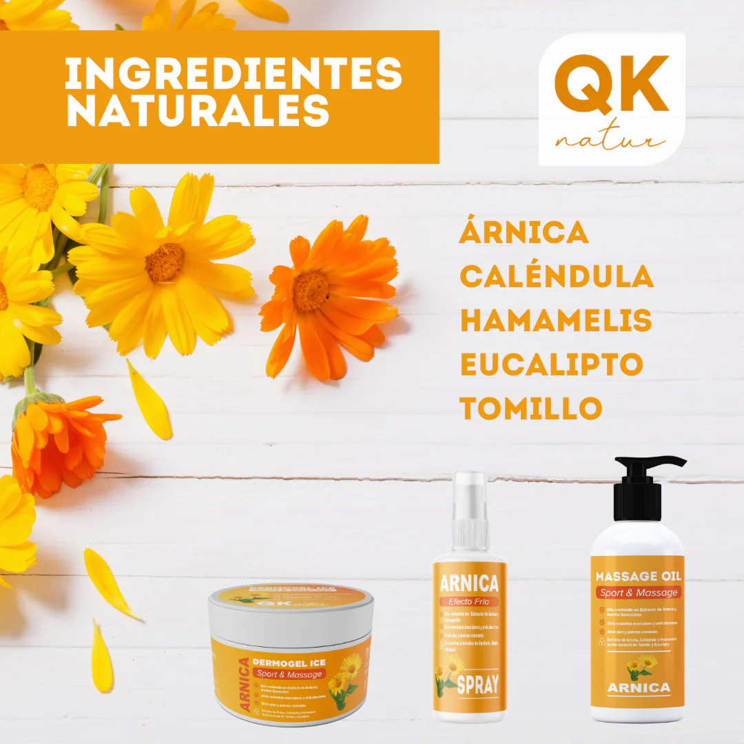 QKnatur - Arnica Spray Con Extracto De Garra Del Diablo (harpagofito) 100ml. - Efecto Frío. Dolor Muscular - Image 5