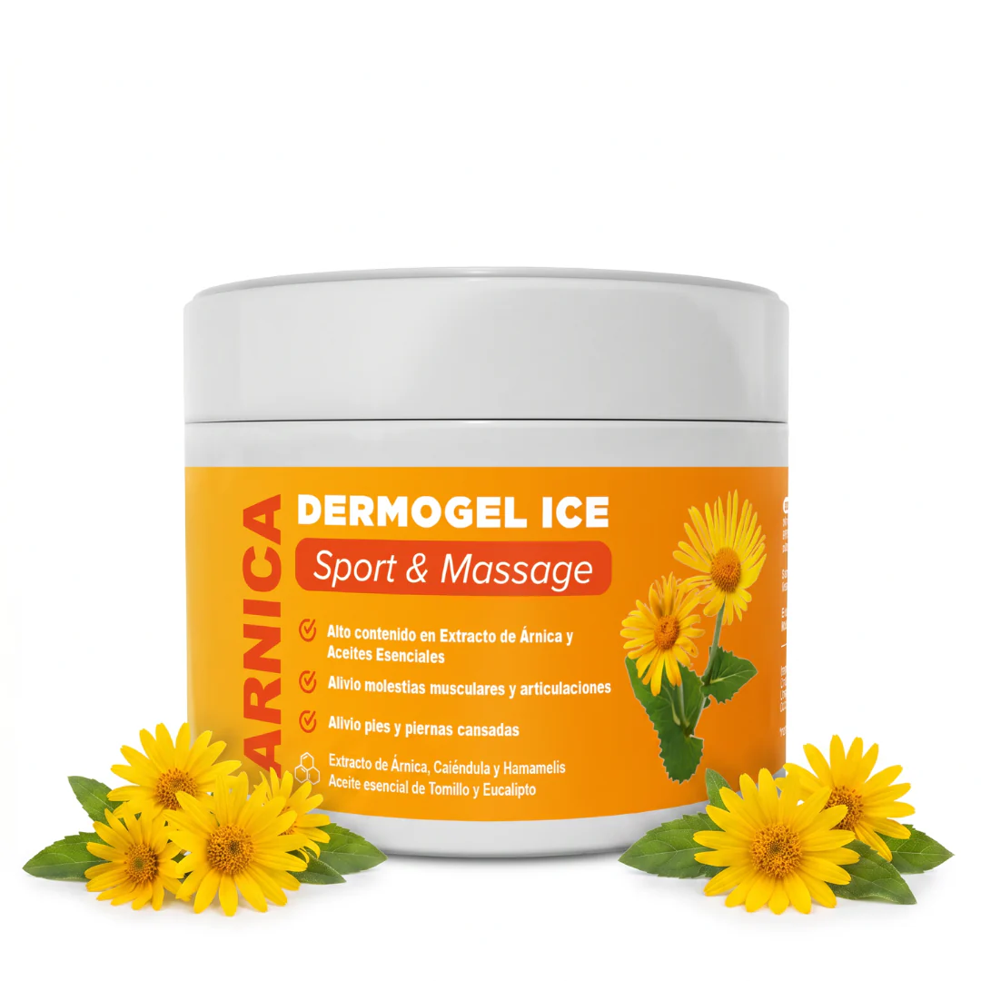 QKnatur Gel Crema Árnica Montana 300 ml - Efecto Frio. Para Masajes Musculares Y Articulaciones - Extracto De Árnica