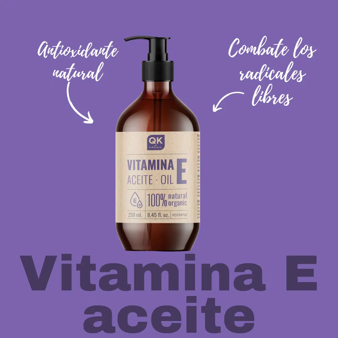 Qknatur - Vitamina E Aceite 250 Ml - Natural - Antioxidante Y Antiedad Para Cara, Piel, Cabello Y Uñas - Image 4