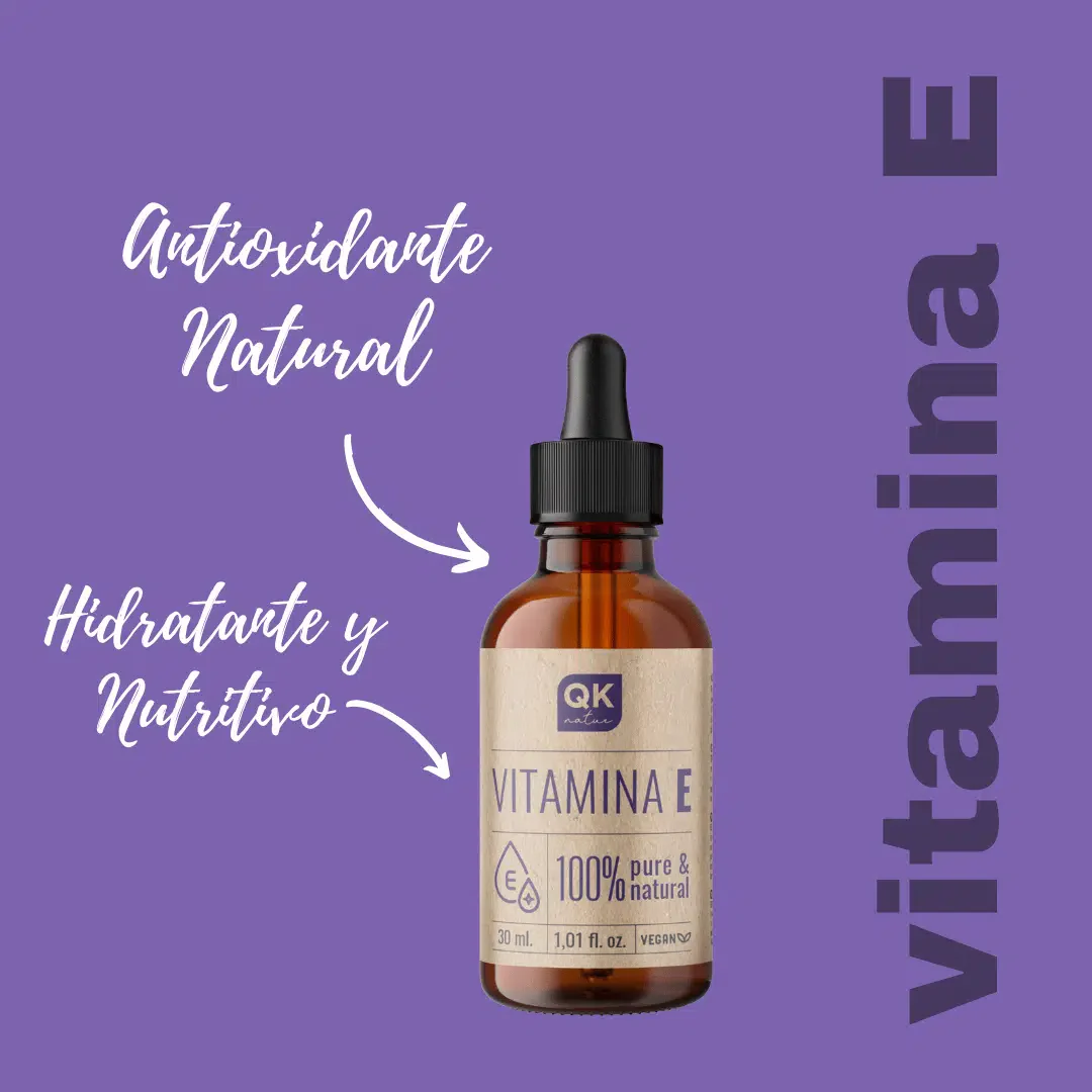QKnatur - Vitamina E Líquida Pura (tocopherol) 30 Ml - Natural Vegetal - Antioxidante Y Antiedad - Image 2