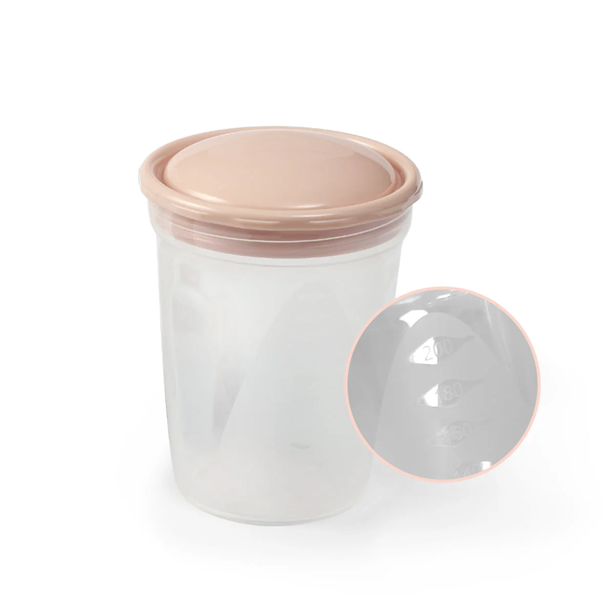 Recipientes Para La Leche Y Alimentos Pack 4 Unid. Beige - Image 5