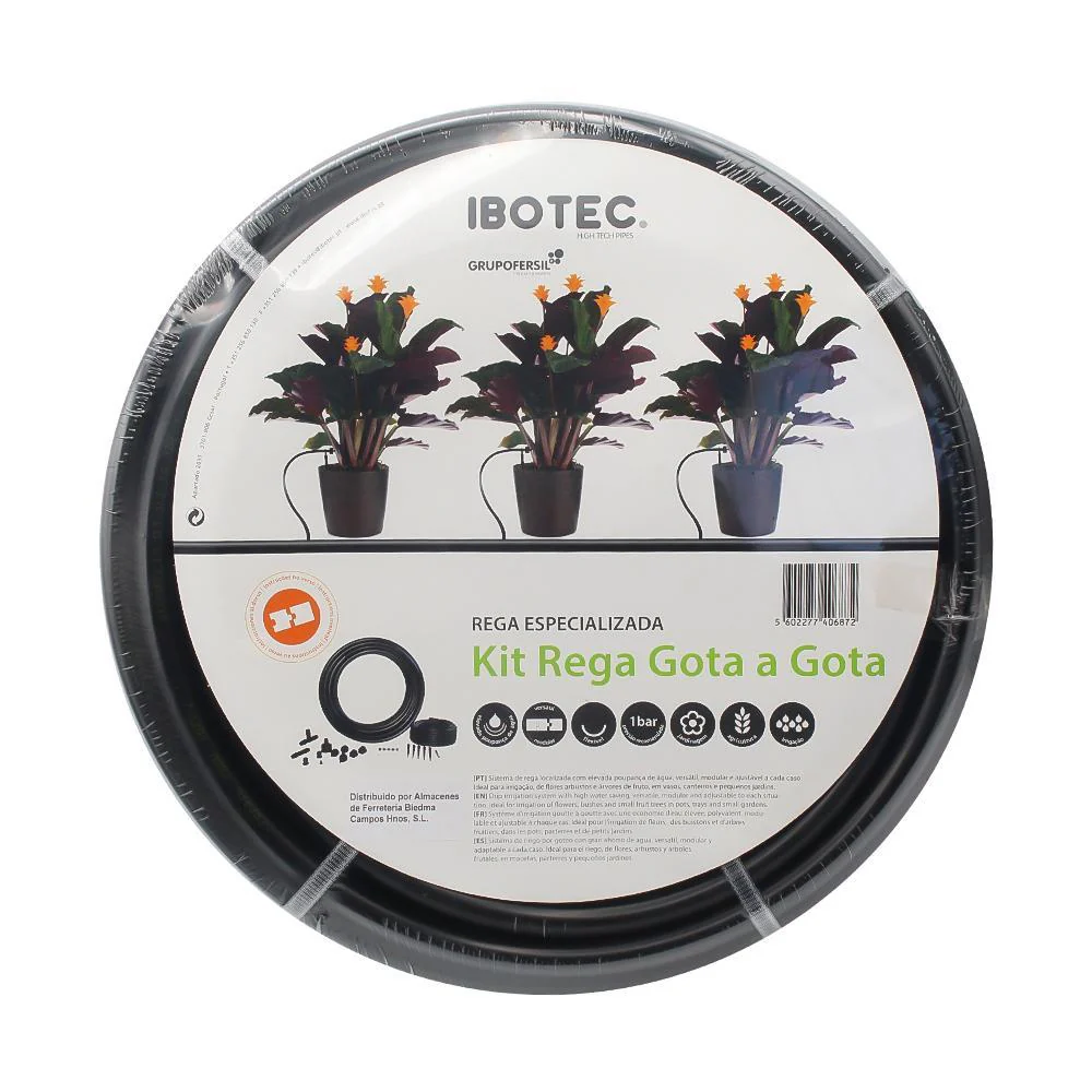 Riego Goteo 16mmx15mt Con Accesorios