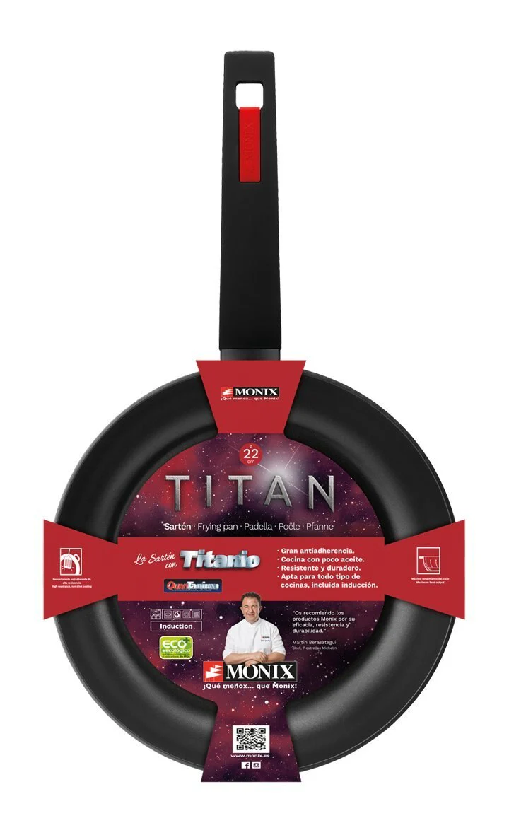 Sartén Monix Titan De Aluminio Forjado - 24 Cm - Image 3