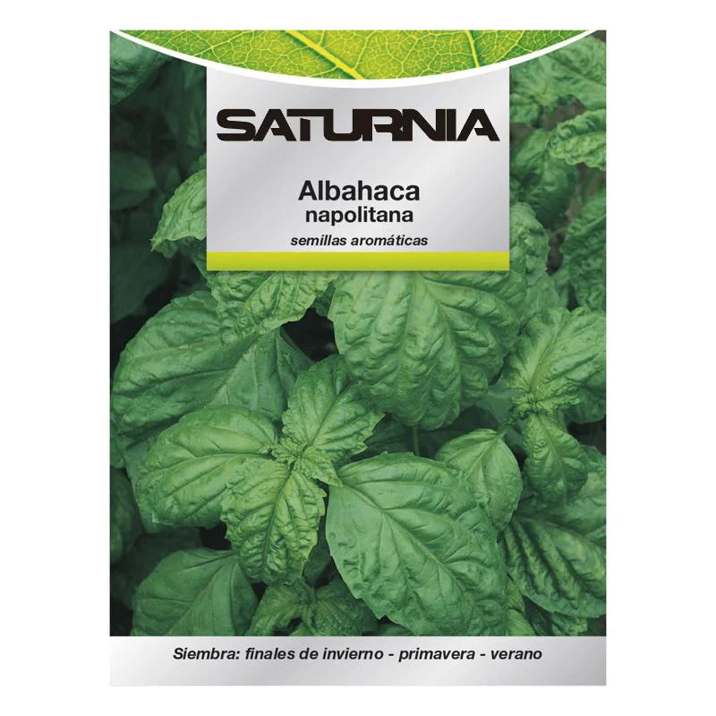Semillas Aromáticas Albahaca Gigante (5 Gramos) Horticultura, Horticola, Semillas Huerto.