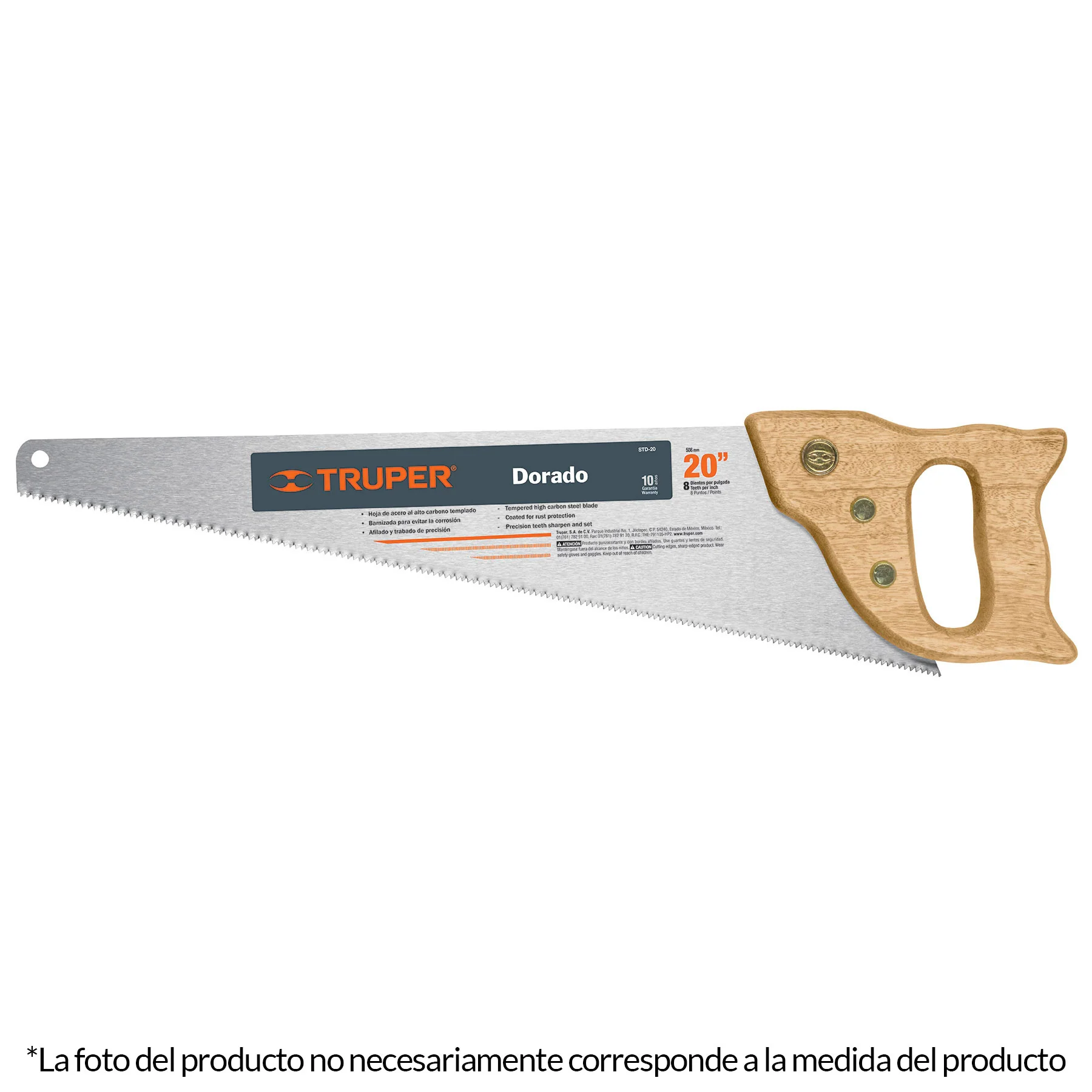 Serrucho De Carpintero 9 Dpp - 45 Cm