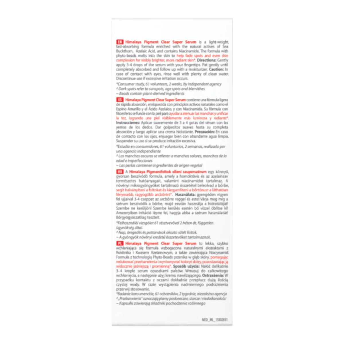 Sérum tratamiento cicatrices & acné Himalaya 30 ml - Image 4
