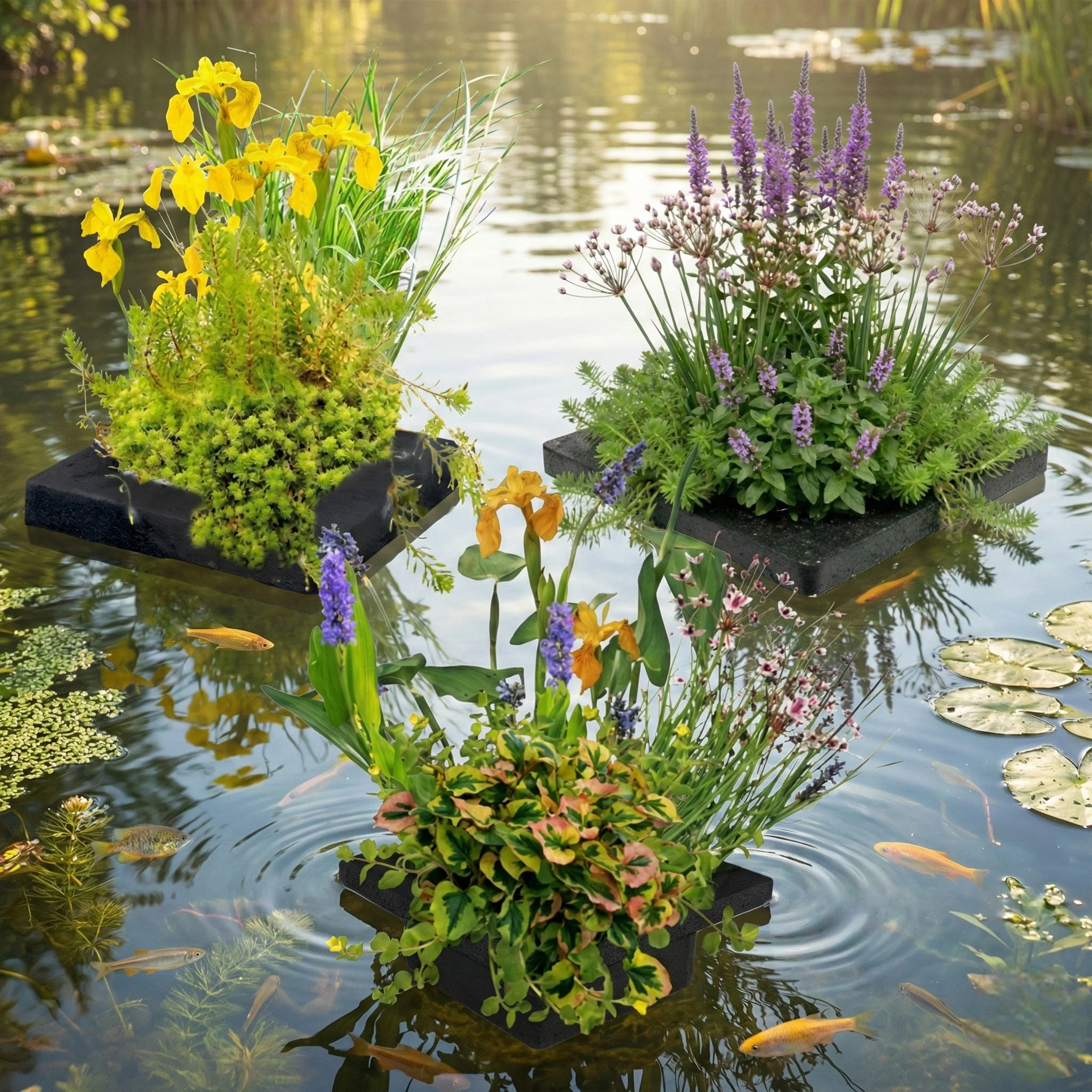 Set Sorpresa Plantas Estanque - 12 Plantas Incl. Isla Flotante - Image 2