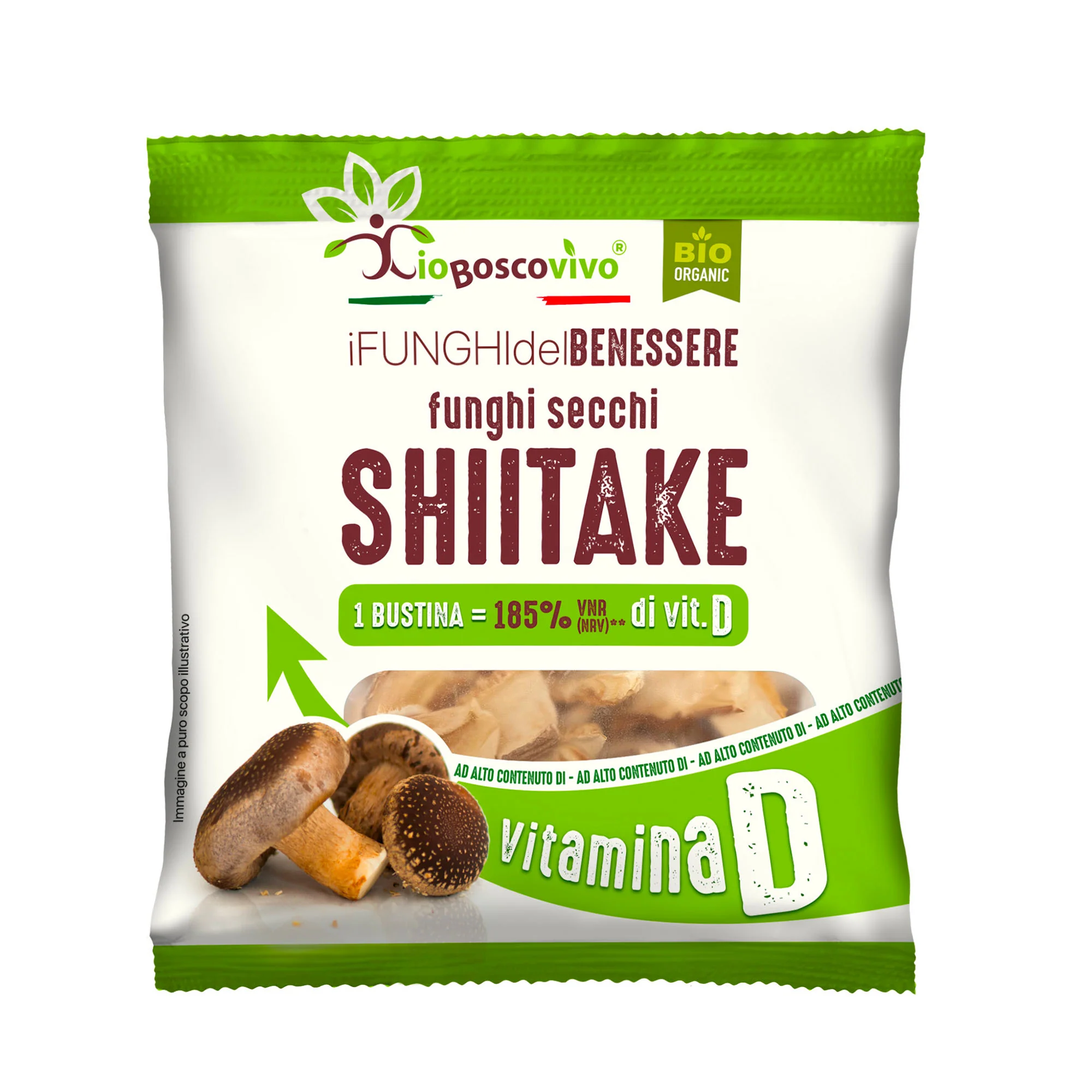 Setas Shiitake En Laminas Bio 8g