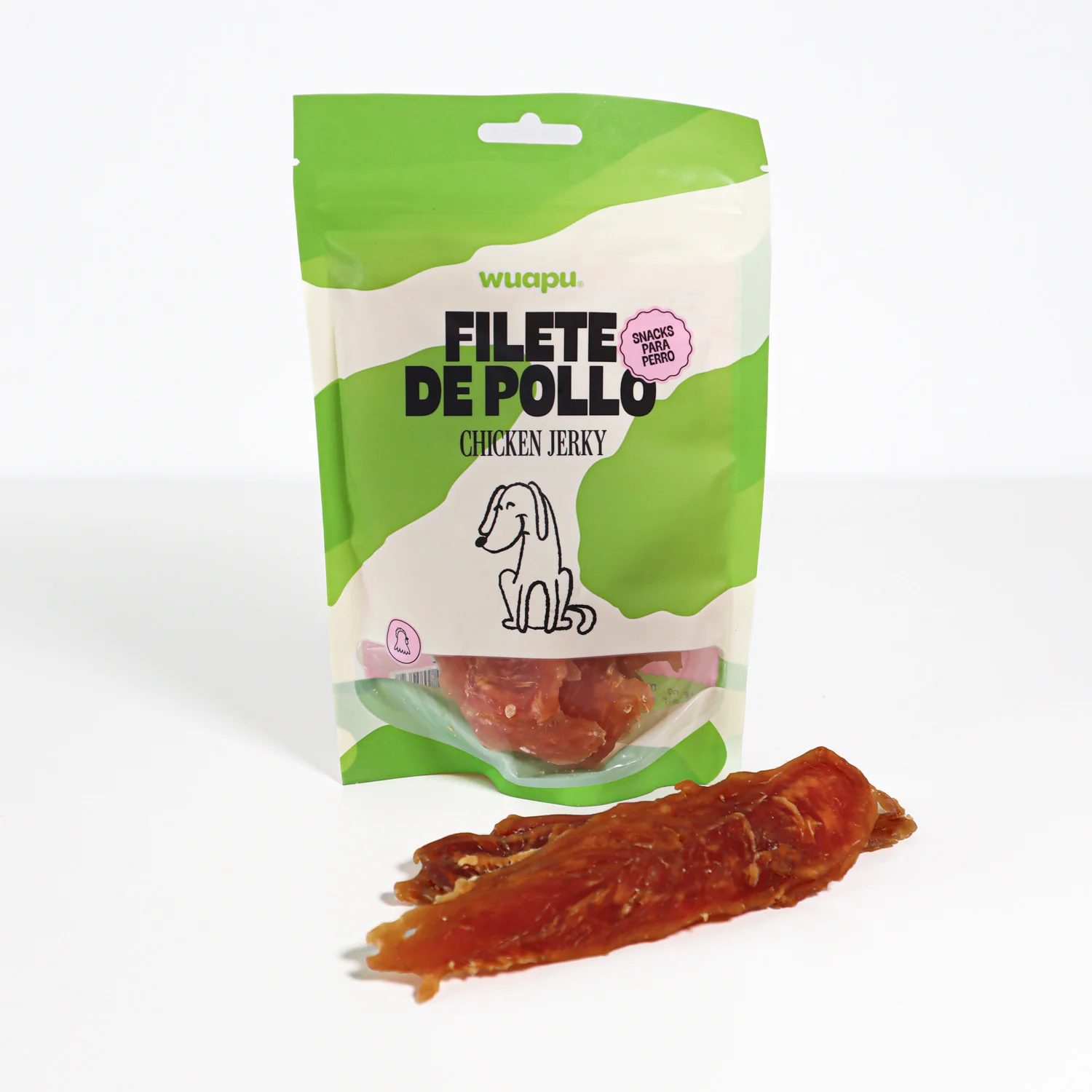 Snack Natural Para Perro Filete De Pollo Desecadas Wuapu 500gr
