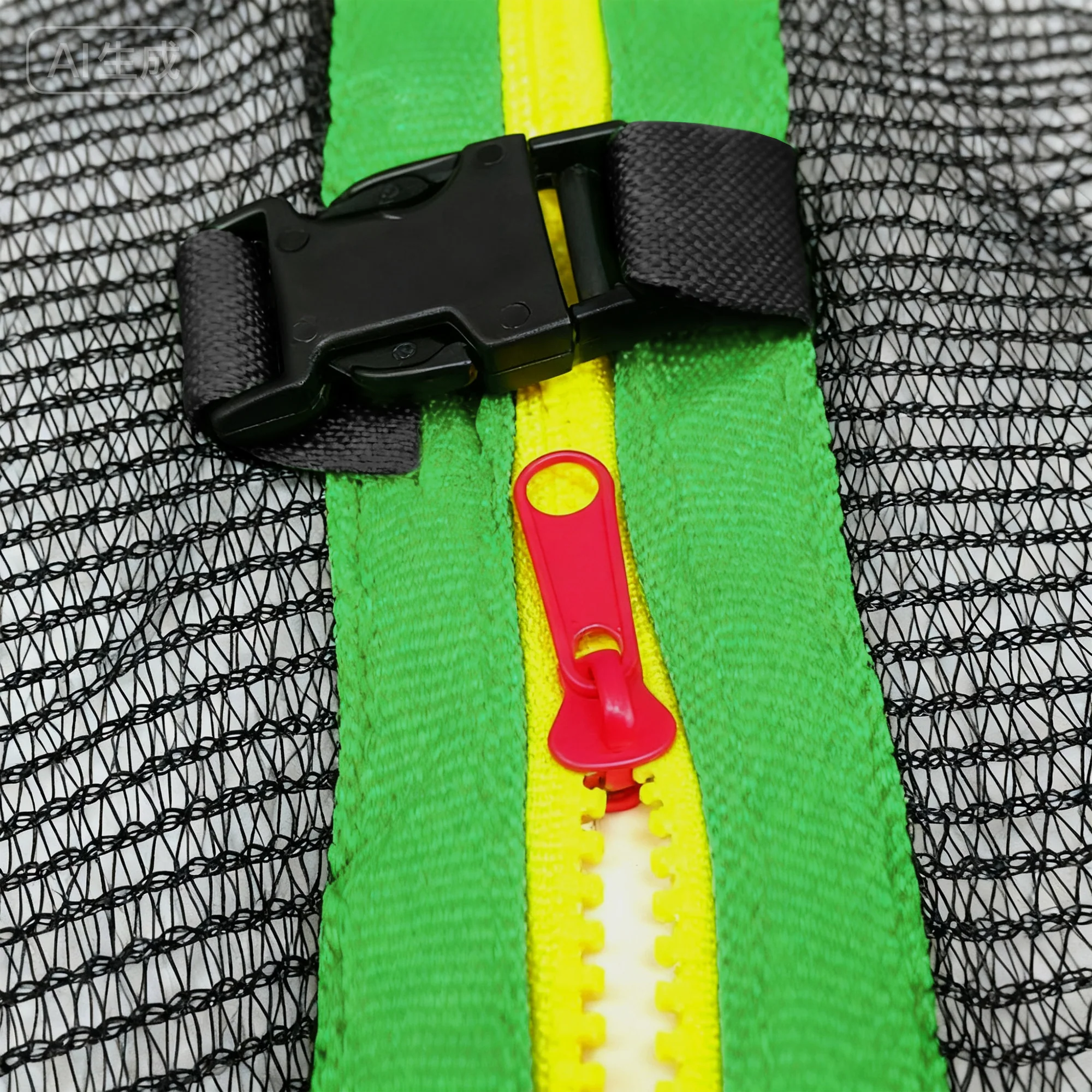 Sportnow Red De Seguridad Para Cama Elástica Ø305 Cm Verde - Image 4