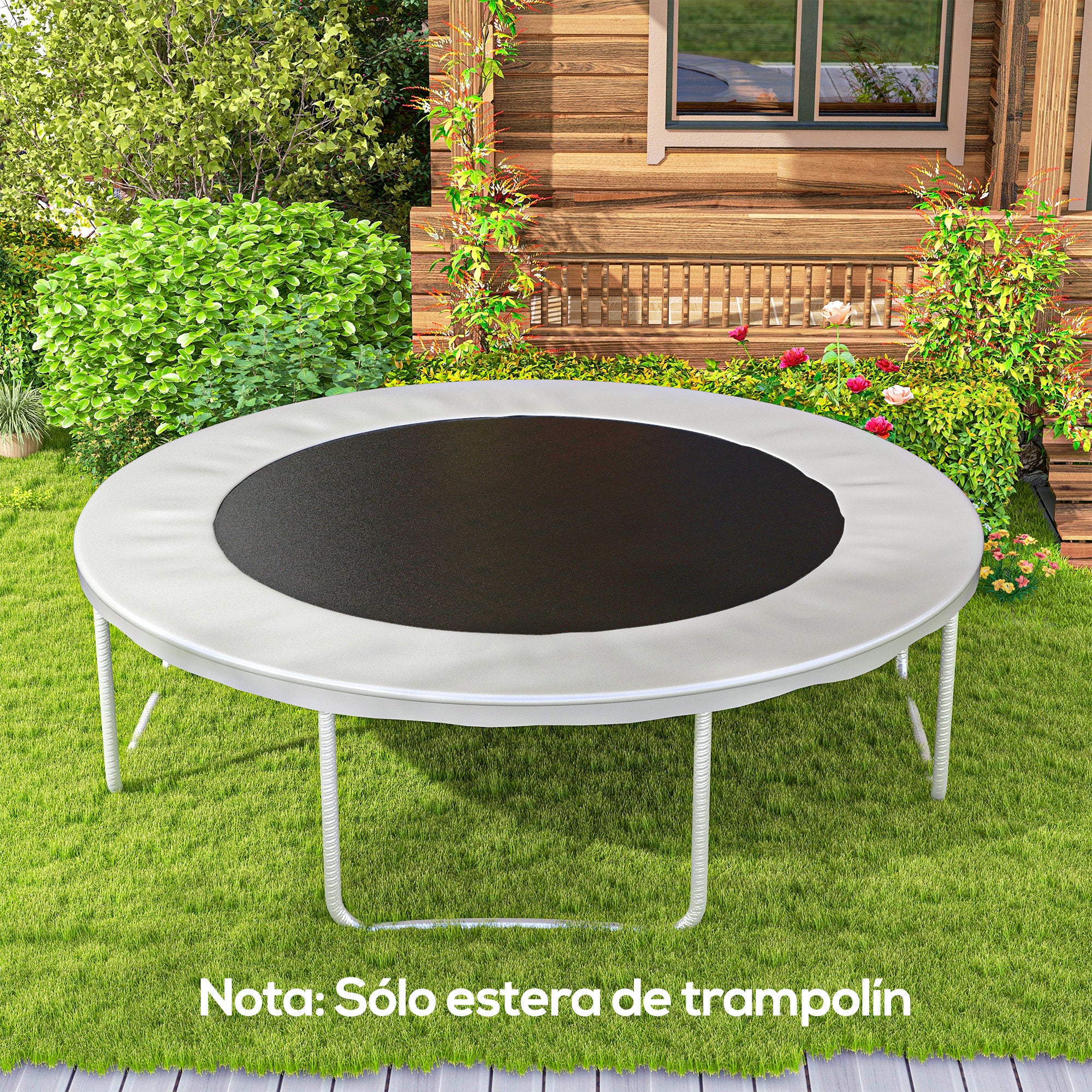 Sportnow Tapete De Repuesto Para Trampolín De 12 Pies Ø323 Cm Negro - Image 2