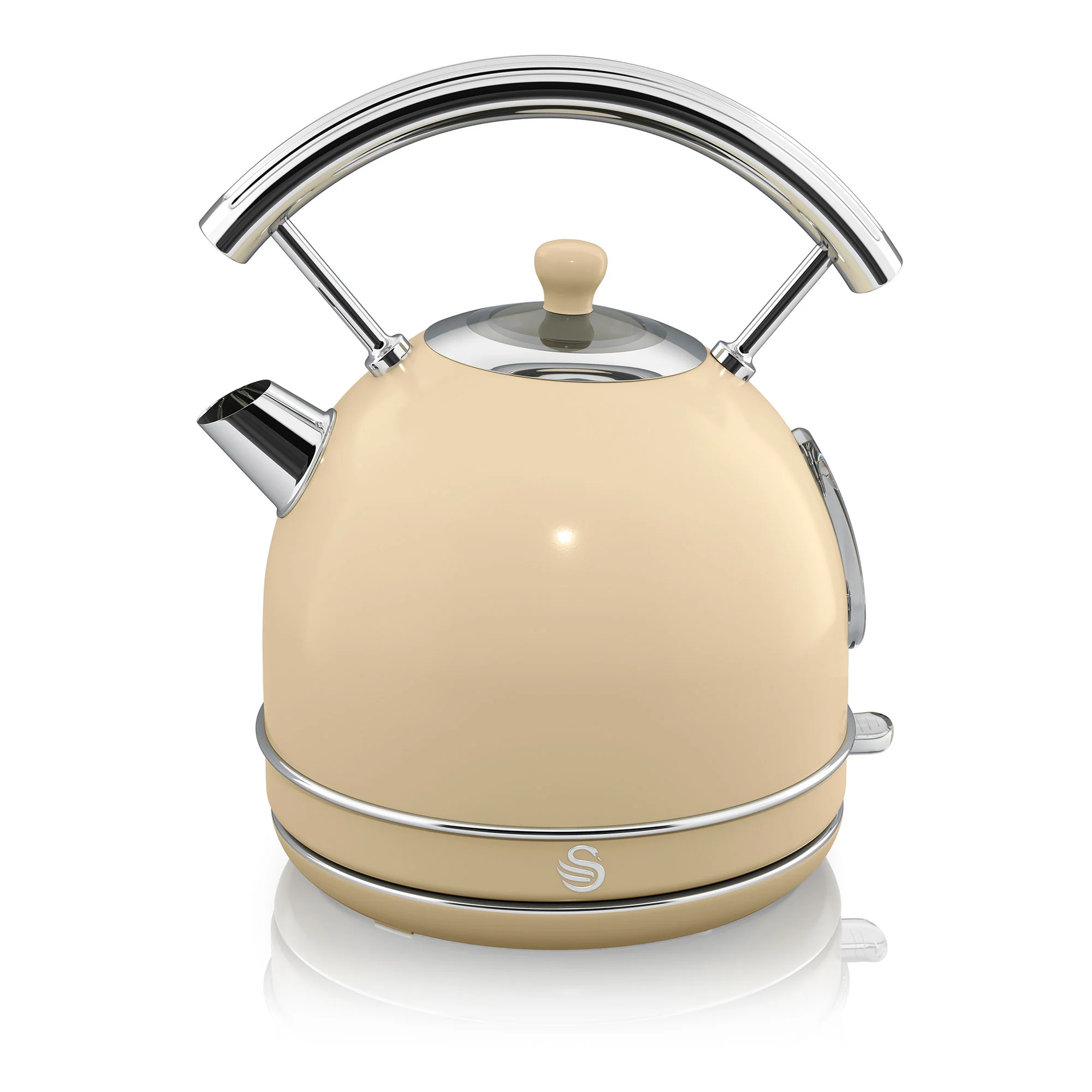 Swan Retro Set Desayuno Hervidor Agua 1,8l, Tostadora 2 Rebanadas, Microondas Digital 20l, Vintage, Strp2070cneu, Crema - Image 6
