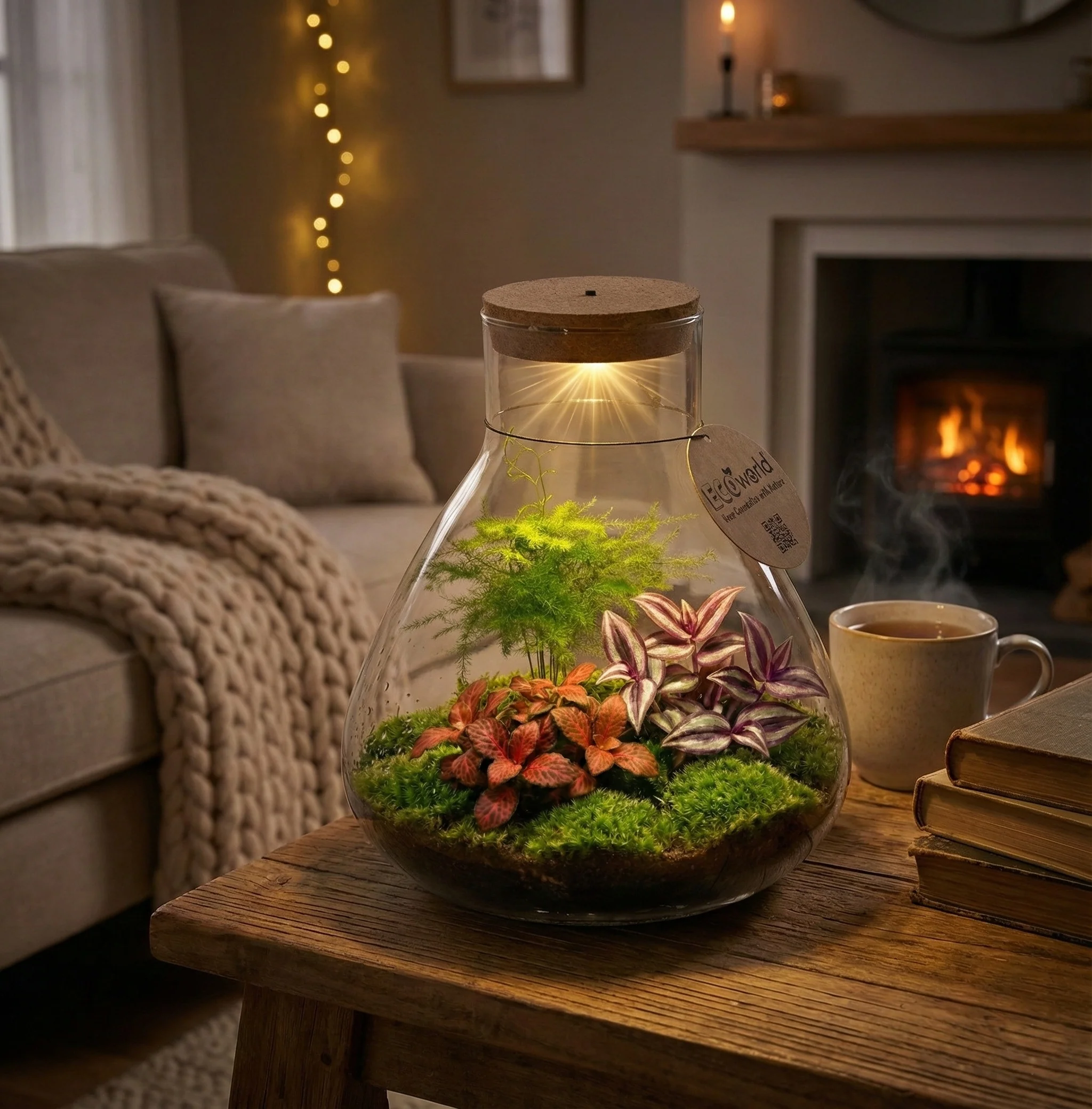 Terrario De Plantas Ø30 Cm - Ecosistema - Cristal - Diy - Image 2