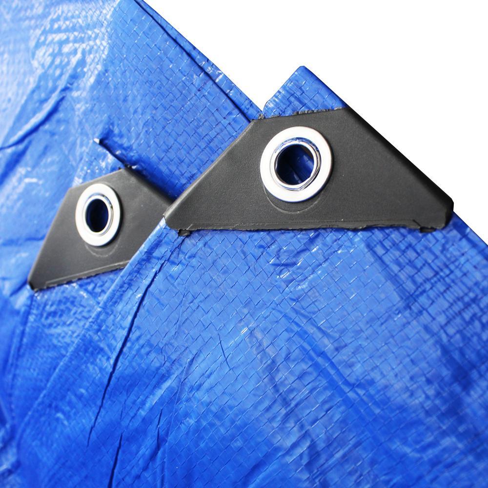Toldo Rafia 1,90x2,90 Azul C/ollaos (2x3 M) - Image 2