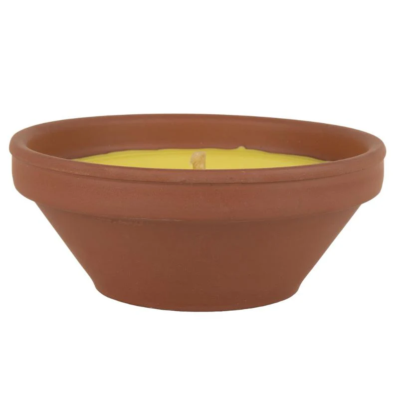 Vela Aromática De Citronela Recipiente Terracota 300 G Caja 6 Unid. - Image 3