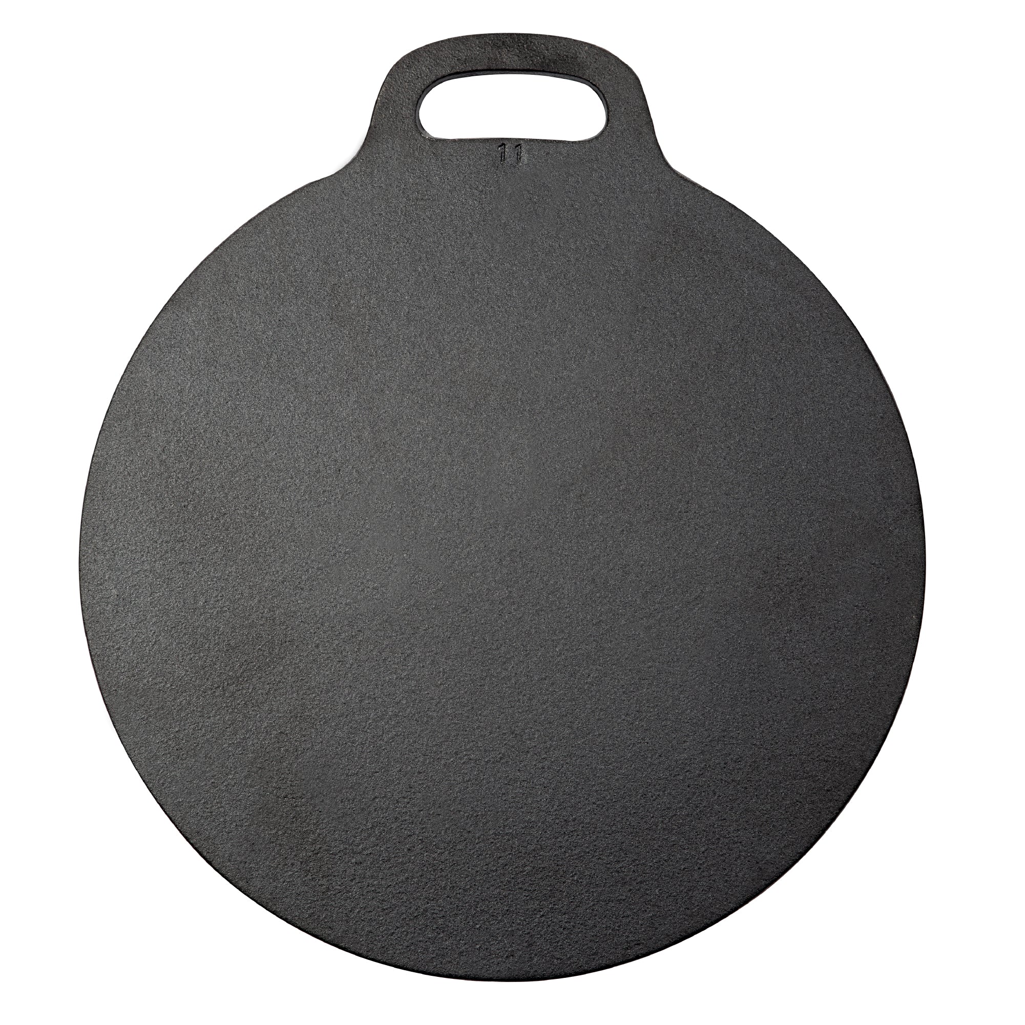 Victoria Plancha Inducción Hierro Fundido Curado, Budare 38cm Pizza, Crepes Para Fuego, Barbacoa, Horno, 34573, Negro