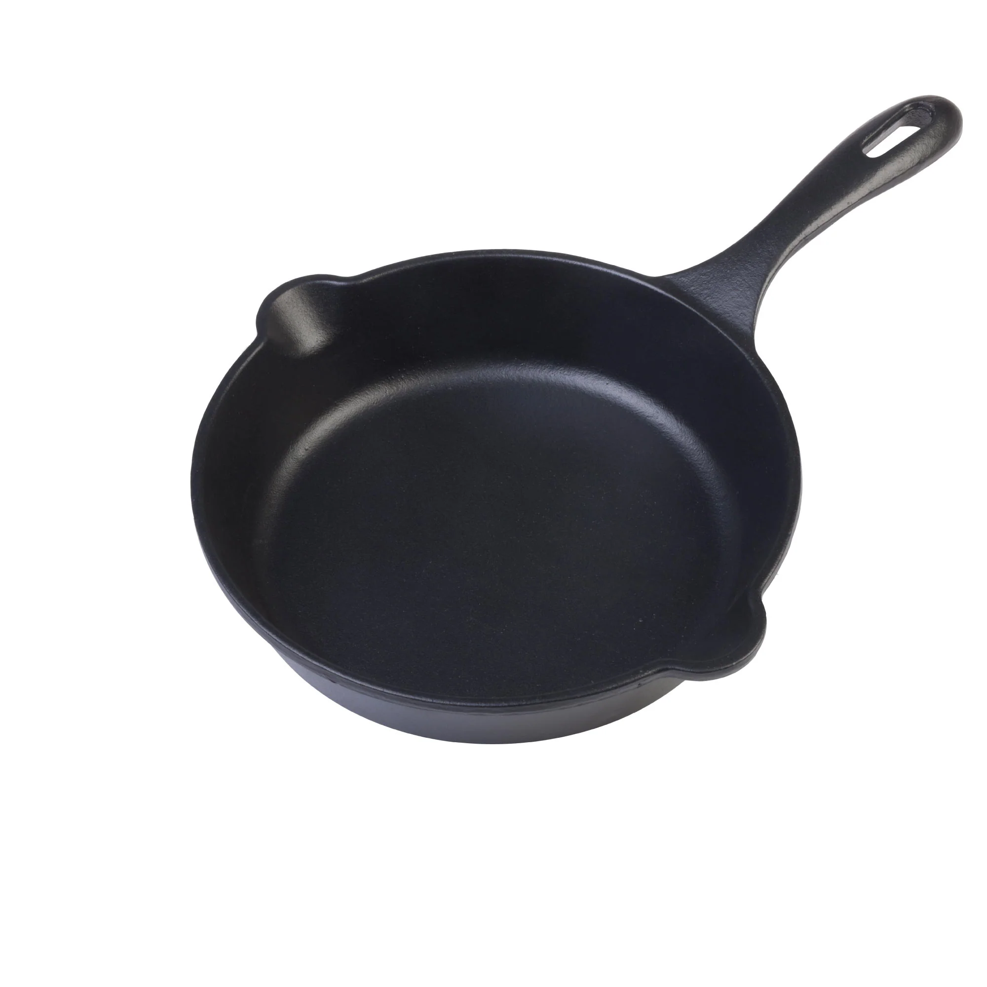 Victoria Sartén Hierro Fundido Esmaltado Inducción 20cm, Apta Fuego, Barbacoa, Horno Cast Iron Skillet, 31923, Negro