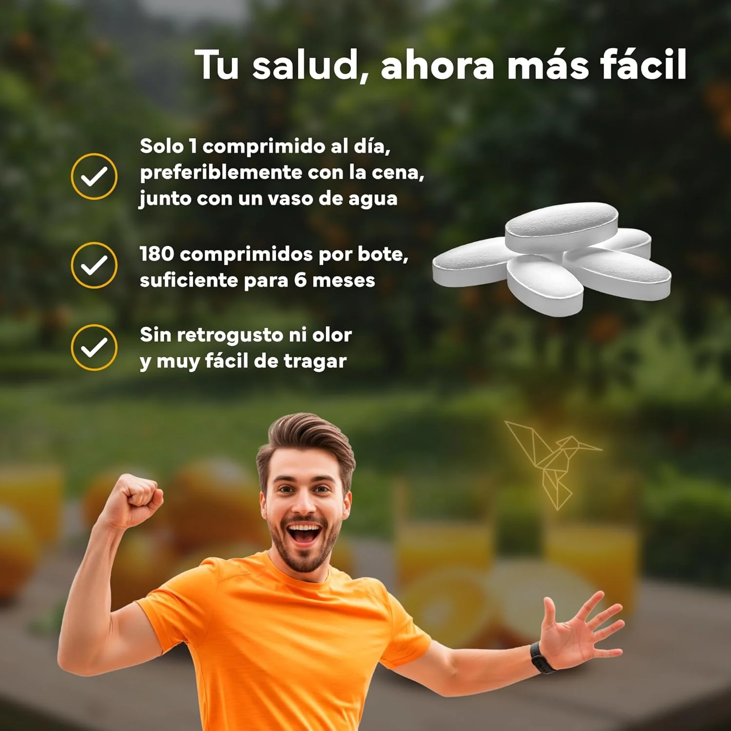 Vitamina C con Zinc Bioflavonoides y Rosa Mosqueta Sevens Nutrition 180 cápsulas - Image 4